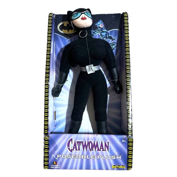 Cat Woman Poseable Plush 14” DC Comics Figure by Monogram NIB - Picture 10 of 10